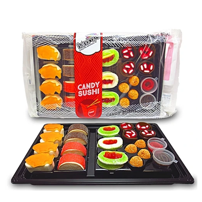 Raindrops Candy Gummy Sushi Bento Box