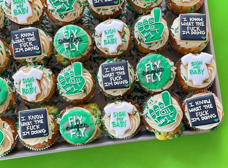 Eagles Cupcakes