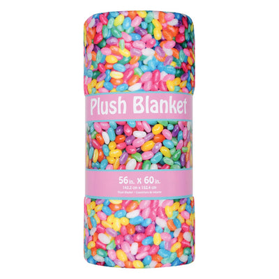 iscream Tutti Frutti  Jelly Bean Plush Blanket