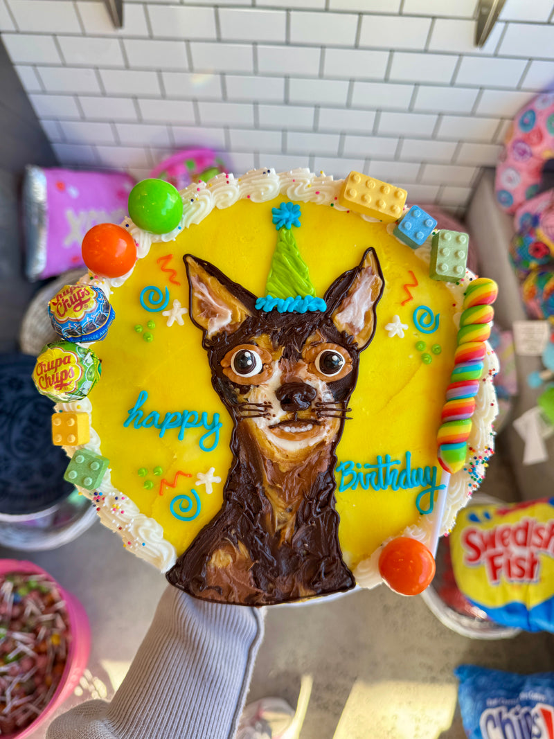 Dog Portrait Cake!