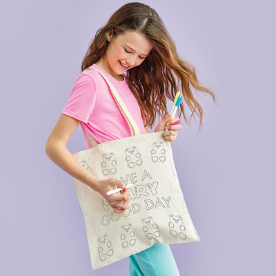 iscream BEARY GOOD DAY COLOR ME TOTE