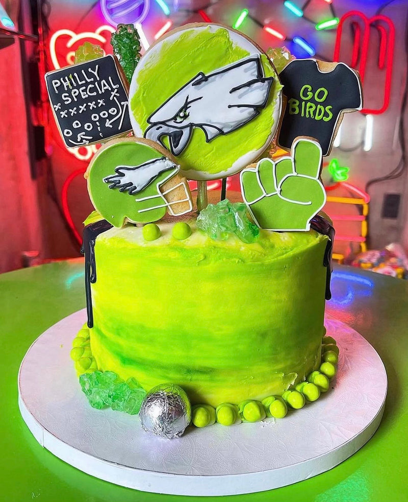 Philadelphia Eagles Football Edible Cake Image Cake Topper – Cakes For Cures