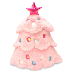 iscream GLITTER PINK CHRISTMAS TREE PLUSH
