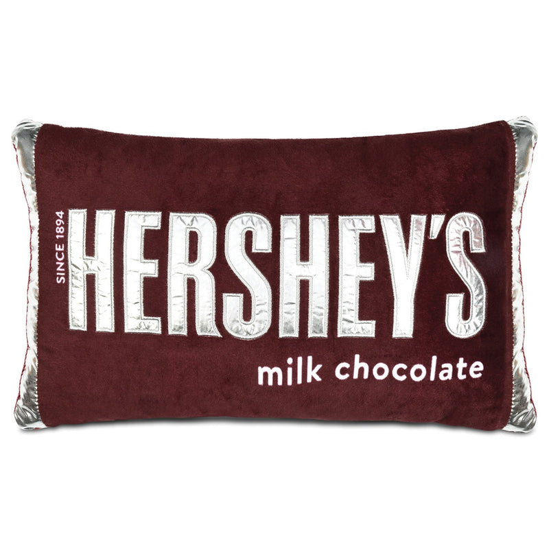 iscream Hershey's Milk Chocolate Bar Plush Pillow