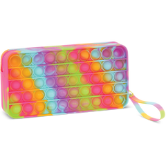 iscream RAINBOW TIE DYE POPPER PENCIL CASE