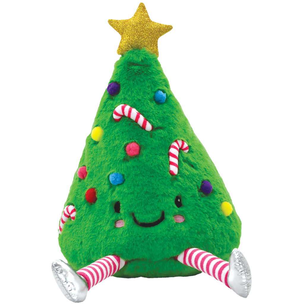 iscream FURRY CHRISTMAS TREE PLUSH TOY
