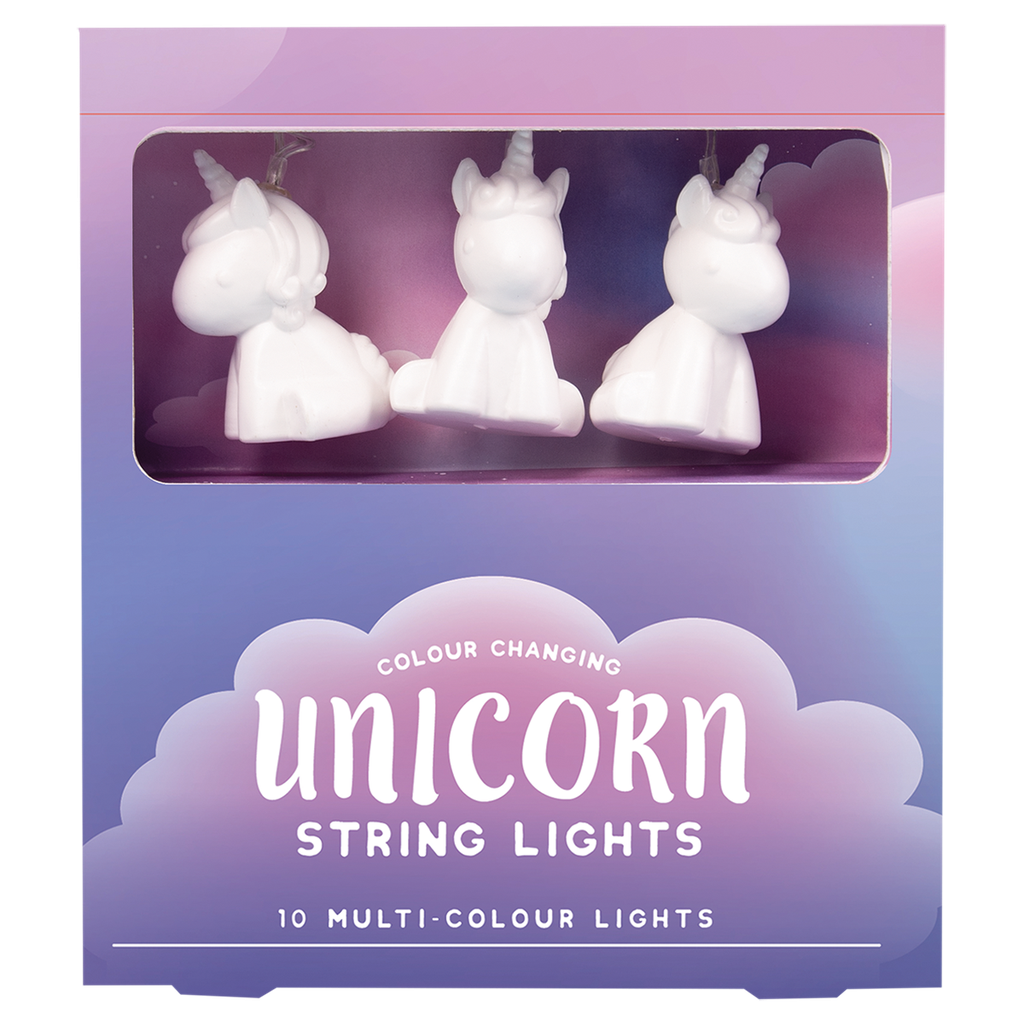 iscream unicorn color changing STRING LIGHTS 10 multicolor lights