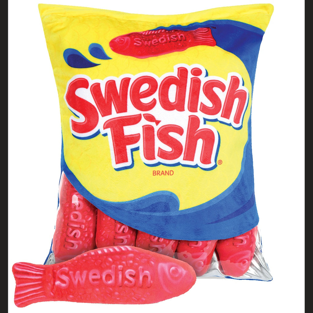 iscream SWEDISH FISH 3-D PACKAGING FLEECE PLUSH