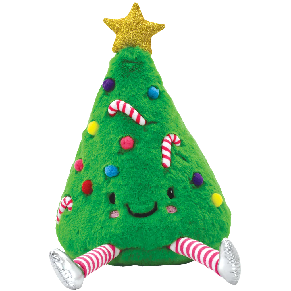 iscream MINI FURRY CHRISTMAS TREE PLUSH TOY