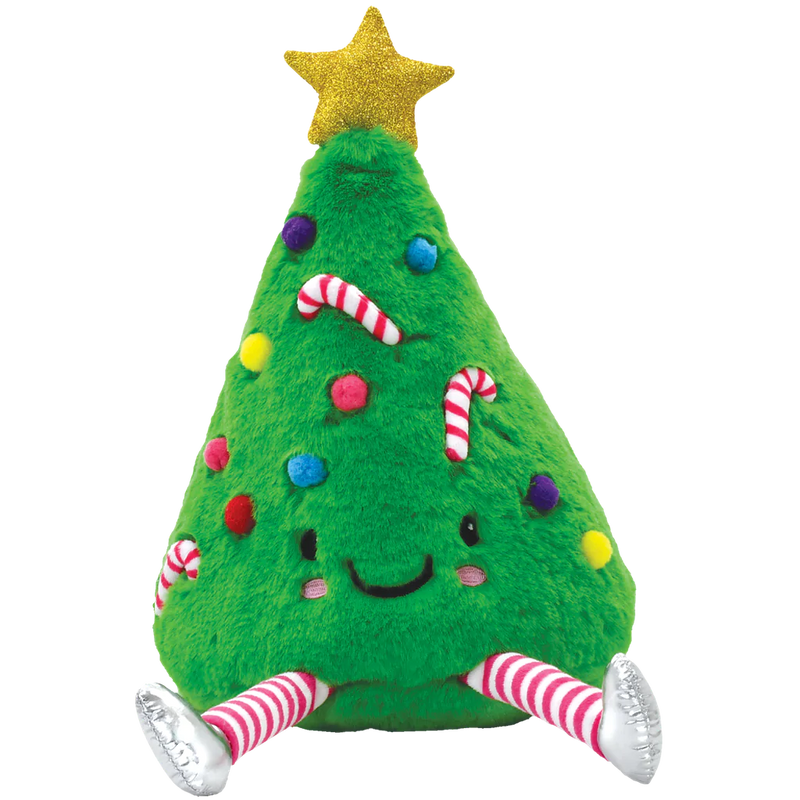 iscream MINI FURRY CHRISTMAS TREE PLUSH TOY