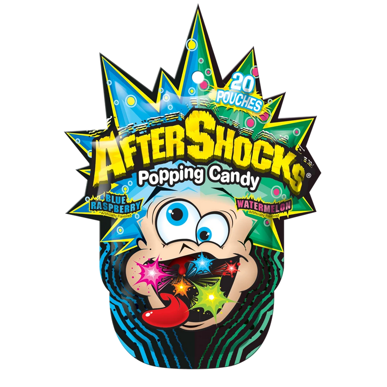 AfterShocks Popping Candy Blue Raspberry  1.06 oz