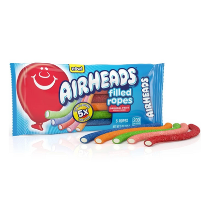 Airheads Filled Ropes Original Fruit 2 oz