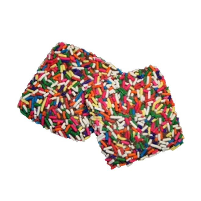 Milk Chocolate Covered Graham Cracker with Jimmies