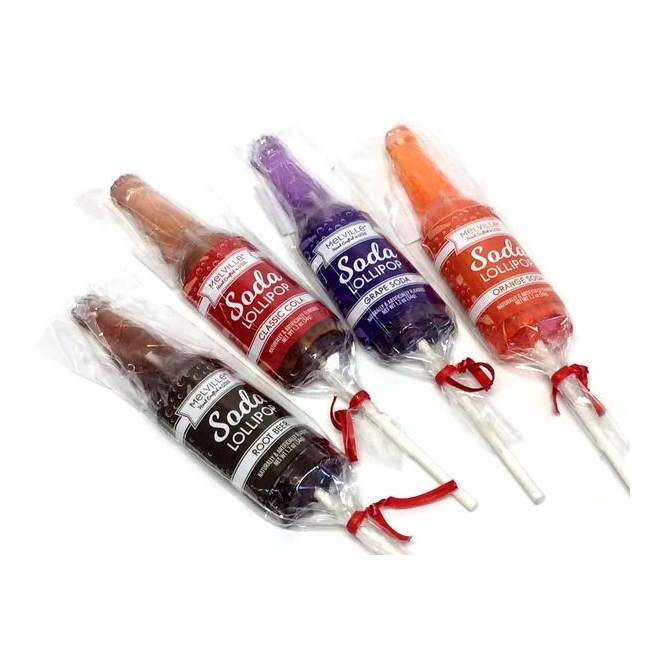 Soda Lollipops