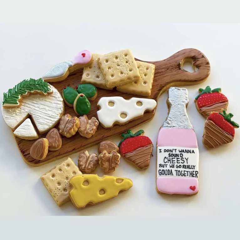 Christmas Charcuterie Board Cookie Set