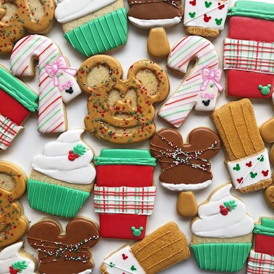 Christmas Mickey Cookie Set