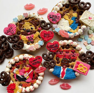 Valentines Day Cookie Cake