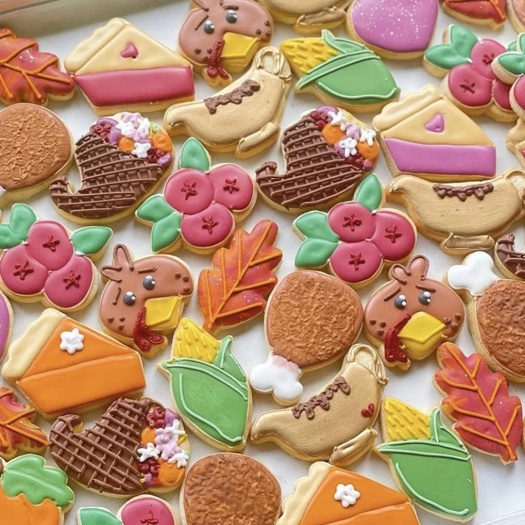 Thanksgiving Mini Cookie Set