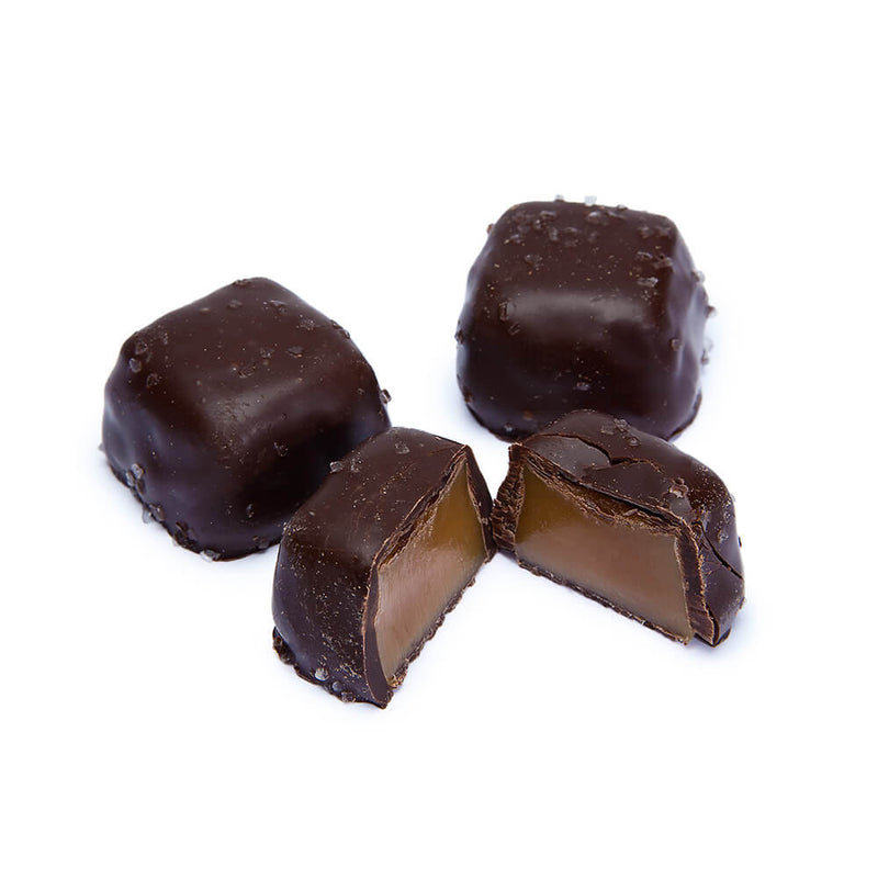 Dark Chocolate Sea Salt Caramels