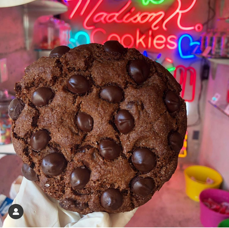 Giant Dark Chocolate Chip Cookie
