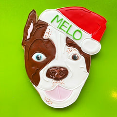 Custom Giant Dog, Cat, Celebrity, or Favorite Human in a Santa Hat