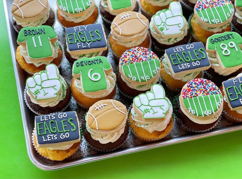 Let’s Go Eagles Cupcakes!