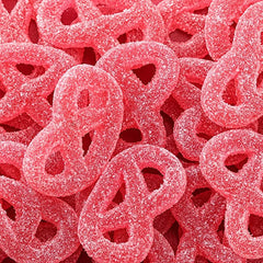 Raspberry Gummy Pretzel