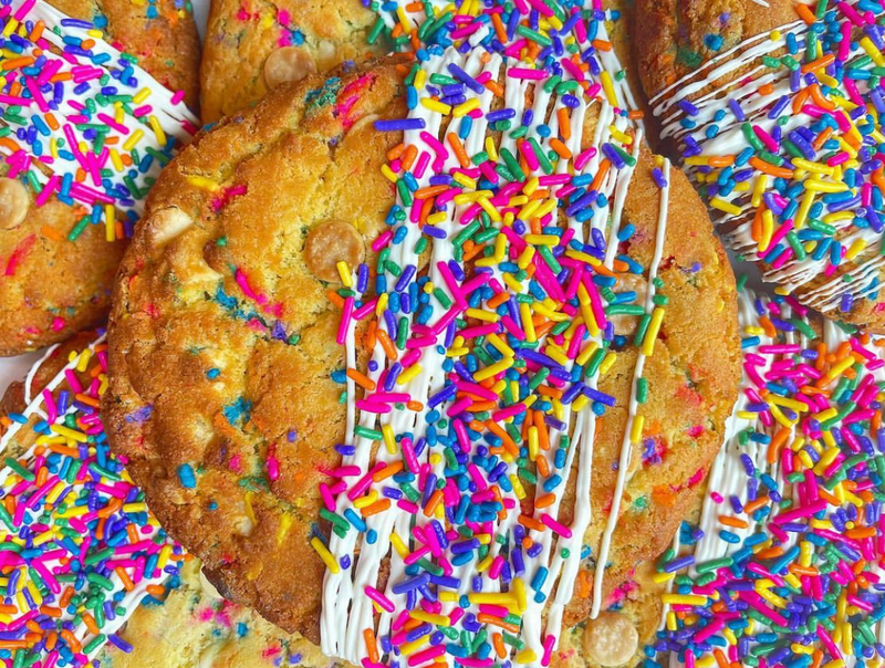 Giant Birthday Cake Cookie