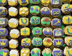 Mardi Gras Cupcakes