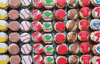 Philly Baseball Cupcakes!