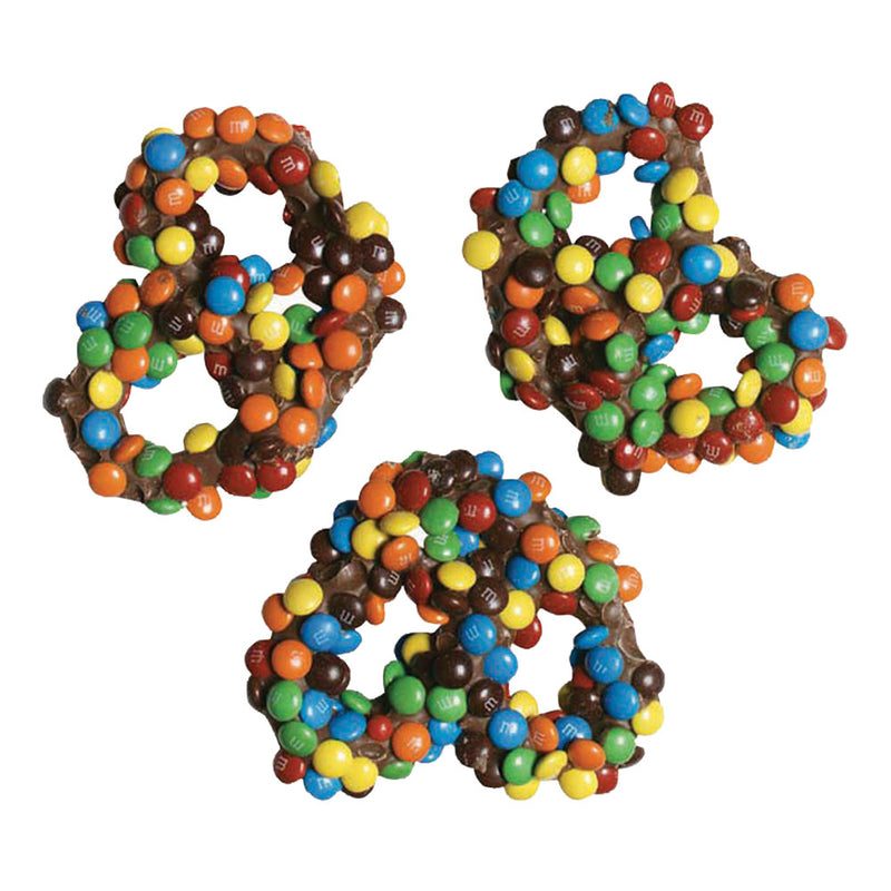 Milk Chocolate Covered Pretzels with M&M's