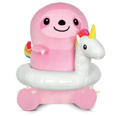 iscream Sloth With pool Float Plush Toy