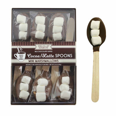 Chocolate Marshmallow Cocoa/Latte Spoons