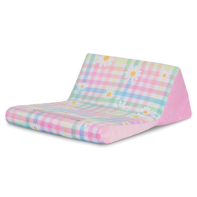 iscream Daisy Gingham Tablet Pillow