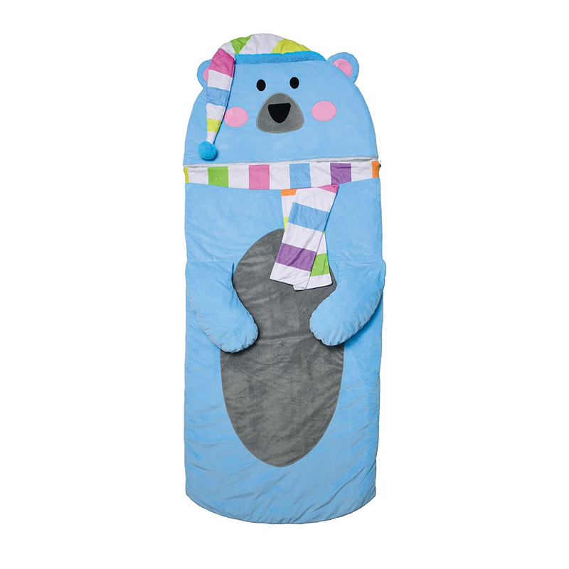 iscream Cozy Polar Bear Plush Sleeping Bag