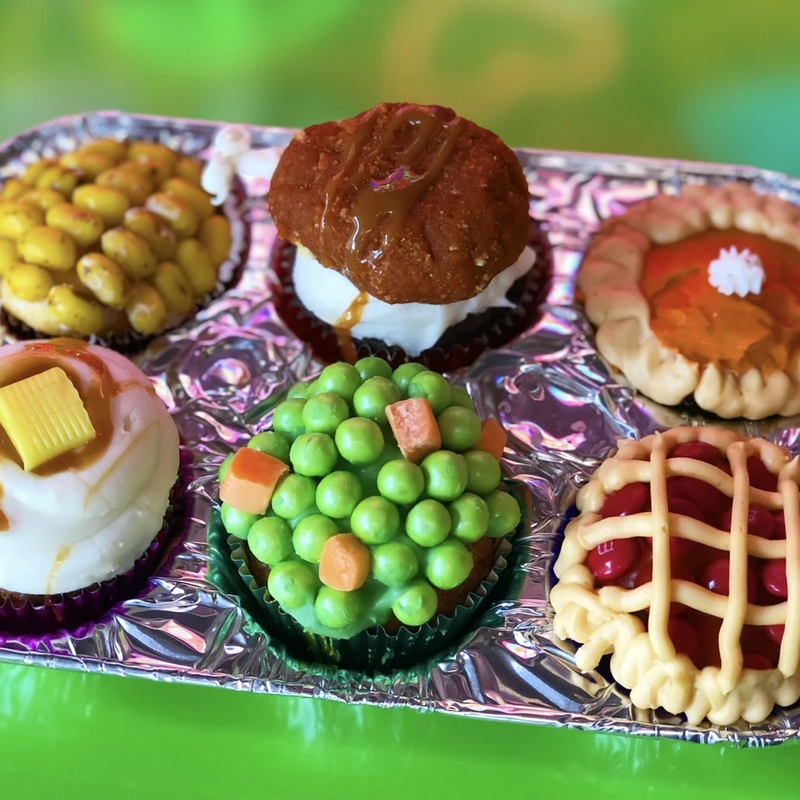 Thanksgiving Dinner Cupcake Set