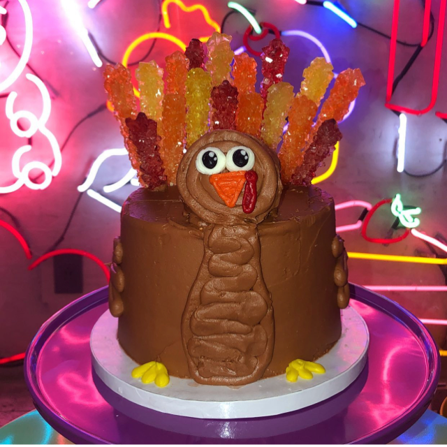Thanksgiving Turkey Cake